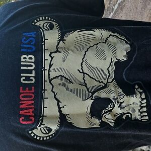Canoe Club Original OG Tshirt in charcoal grey Soft Cotton, Size L